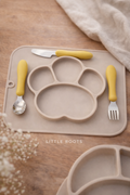 Silicone Baby Feeding Set (Plate & Cutlery)